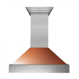 ZLINE 30" Snow Finish Wall Range Hood, Copper Shell, 8654C-30