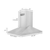 ZLINE 30" Stainless Steel Island Range Hood, GL1i-30