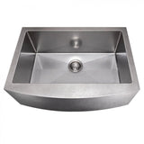 ZLINE 30" Undermount Single Bowl Apron Sink Stainless Steel, SAS-30S