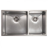 ZLINE 33" Undermount Double Bowl Sink Stainless Steel, SR60D-33S