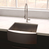 ZLINE 33" Undermount Single Bowl Apron Sink Stainless Steel, SAS-33S