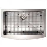 ZLINE 33" Undermount Single Bowl Apron Sink Stainless Steel, SAS-33S