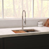 ZLINE 33" Undermount Single Bowl Ledge Sink Stainless Steel, SLS-33S
