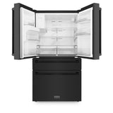 ZLINE 36" 21.6 cu. ft French Door Refrigerator with Water and Ice Dispenser in Stainless Steel RFM-W-36-BS