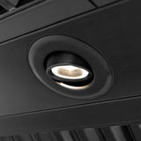 ZLINE 36" Autograph Black Stainless Wall Range Hood, Bronze, BS655Z-36-CB