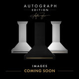 ZLINE 36" Autograph Edition DuraSnow Wall Range Hood 8654SNZ-36-MB