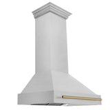 ZLINE 36" Autograph Edition Fingerprint Resistant Stainless Steel Range Hood 8654SNZ-36-CB