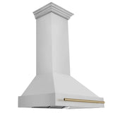 ZLINE 36" Autograph Stainless Wall Range Hood, 8654STZ-36-G