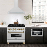 ZLINE 36" Autograph Stainless Wall Range Hood KB4SNZ-36-CB