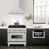 ZLINE 36" Autograph Stainless Wall Range Hood KB4SNZ-36-G