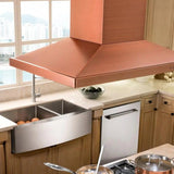 ZLINE 36" Copper Island Range Hood 8KL3iC-36