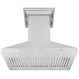 ZLINE CrownSound‚ Ducted Vent Island Mount Range Hood in Stainless Steel, Built-in Bluetooth Speakers, KL3iCRN-BT