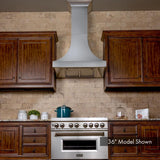 ZLINE 36" Designer DuraSnow® Stainless Steel Wall Range Hood, 8632S-36