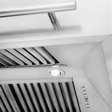 ZLINE 36" DuraSnow® Stainless Steel Range Hood 8654SNX-BLM-36