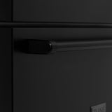 ZLINE 36" French Door Refrigerator,Ice Maker,Black Stainless,RFM-36-BS