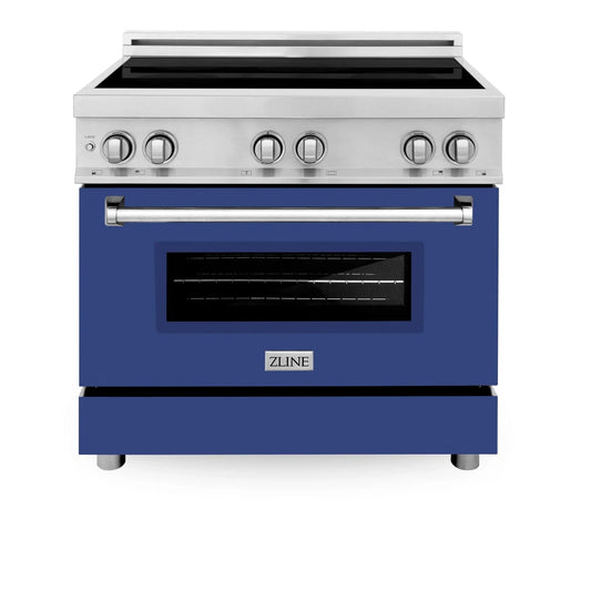 ZLINE 36" Induction Range in DuraSnow Stainless Steel RAIND-BM-36