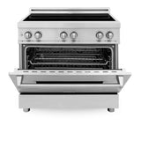 ZLINE 36" Induction Range with a 4 Element Stove and Electric Oven in Stainless Steel RAIND-36