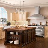 ZLINE 36" Outdoor/Indoor Stainless Steel Wall Range Hood, 667-304-36