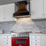 ZLINE 36" Professional Dual Fuel Range, Red Gloss Door, RA-RG-36