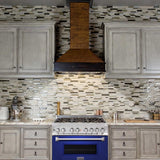 ZLINE 36" Professional Dual Fuel Range with Blue Gloss Door, RA-BG-36