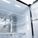 ZLINE 36" Refrigerator, Water, Ice Dispenser, Fingerprint Resistant, RSMZ-W-36-BS-CB