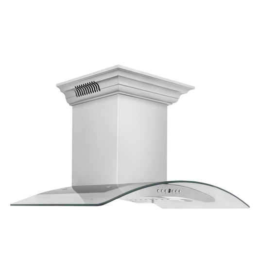 ZLINE 36" Wall Mount Range Hood, Bluetooth Speakers, KN4CRN-BT-36
