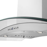 ZLINE 36" Wall Mount Range Hood, Bluetooth Speakers, KN4CRN-BT-36