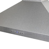 ZLINE 36" Wall Mount Range Hood in Snow Finished Stainless, 8KL3S-36