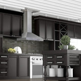 ZLINE 36" Wall Mount Range Hood in Snow Finished Stainless, 8KL3S-36