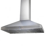 ZLINE 36" Wall Mount Range Hood in Snow Finished Stainless, 8KL3S-36