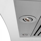 ZLINE 36" Wall Range Hood, Built-in CrownSound® Bluetooth Speakers, KZCRN-BT-36