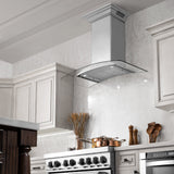 ZLINE 36" Wall Range Hood, Stainless, Bluetooth Speakers, KNCRN-BT-36
