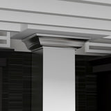 ZLINE 42" Stainless Steel Wall Range Hood, Crown Molding, KBCRN-42