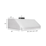 ZLINE 42" Under Cabinet Stainless Steel Range Hood 623-42