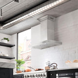 ZLINE 42" Wall Range Hood, Built-in CrownSound® Bluetooth Speakers, KECRN-BT-42