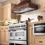 ZLINE 42" Wooden Wall Range Hood, Remote Motor, 373RR-RD-42