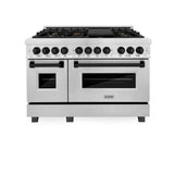 ZLINE 48" Autograph Dual Fuel Range, RASZ-SN-48-MB