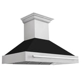 ZLINE 48" Autograph DuraSnow Black Matt Wall Range Hood 8654SNX-BLM-48