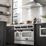ZLINE 48" Autograph Edition, Dual Fuel Range, RAZ-48-MB