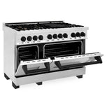 ZLINE 48" Autograph Edition, Dual Fuel Range, RAZ-48-MB