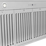ZLINE 48" Autograph Edition Stainless Steel Range Hood with Stainless Steel Shell and Champagne Bronze Accents KB4STZ-48-CB