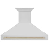 ZLINE 48" Autograph Stainless Wall Range Hood, 8654STZ-48-G