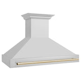 ZLINE 48" Autograph Stainless Wall Range Hood, 8654STZ-48-G