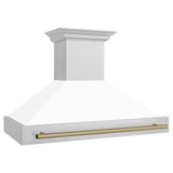 ZLINE 48" Autograph Stainless Wall Range Hood, 8654STZ-WM48-CB