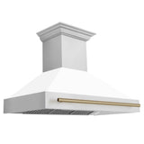 ZLINE 48" Autograph Stainless Wall Range Hood, 8654STZ-WM48-CB