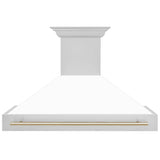 ZLINE 48" Autograph Stainless Wall Range Hood, 8654STZ-WM48-G