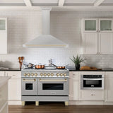 ZLINE 48" Autograph Stainless Wall Range Hood KB4SNZ-48-G