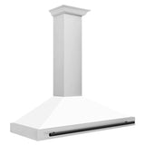 ZLINE 48" Autograph Stainless Wall Range Hood KB4STZ-WM48-MB