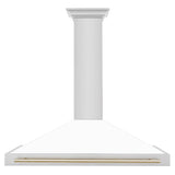 ZLINE 48" Autograph Stainless Wall Range Hood KB4STZ-WM48-MB