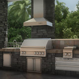 ZLINE 48" Outdoor/Indoor Stainless Steel Wall Range Hood, 667-304-48